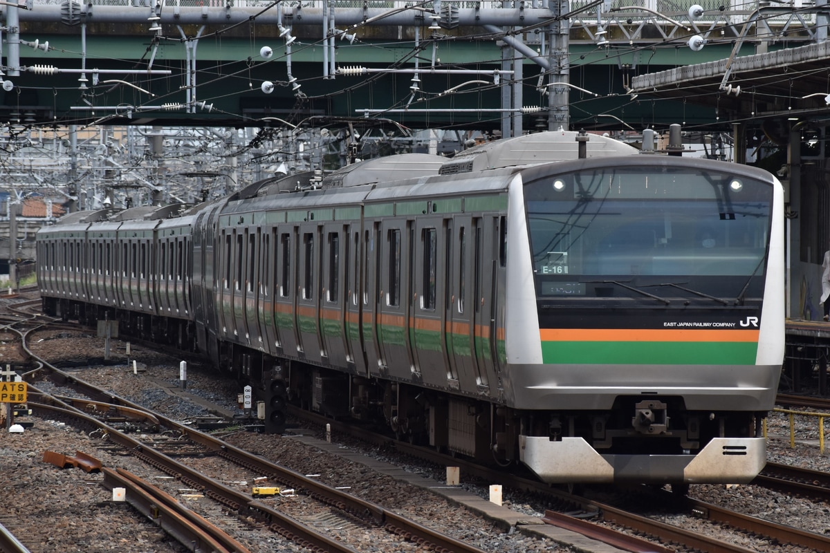 JR東日本 国府津車両センター E233系 コツE-16編成