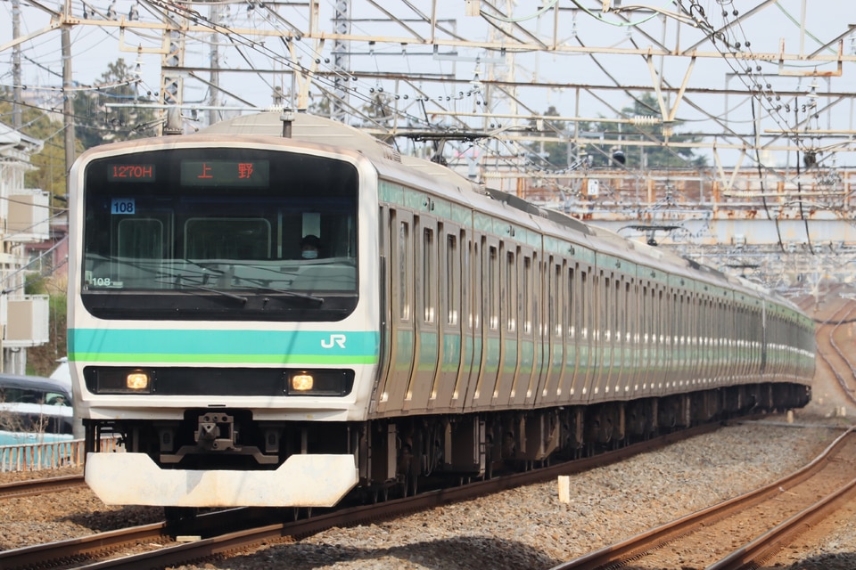 JR東E231系マト108編成の写真