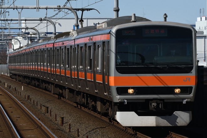 京葉車両センターE231系ケヨMU1編成を越谷レイクタウン駅で撮影した写真