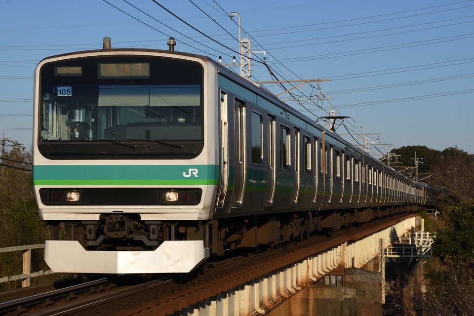 JR東E231系マト105編成の写真