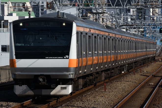 豊田車両センターE233系トタT13編成を阿佐ケ谷駅で撮影した写真