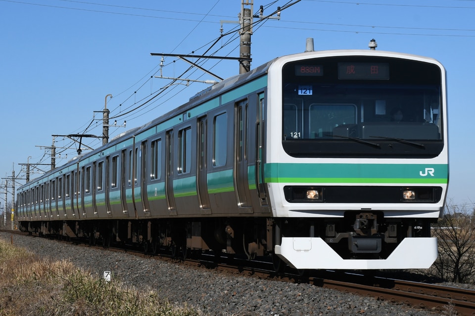 JR東E231系マト121編成の写真