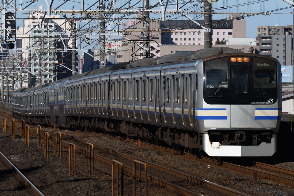 JR東E217系クラY-20編成<br class="br-sp" />(Y-20編成)(Y20編成)の写真