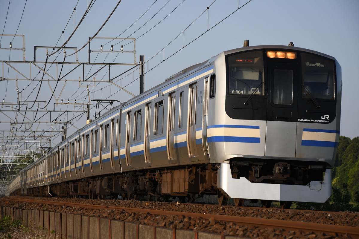 JR東日本 鎌倉車両センター本所 E217系 クラY-104編成