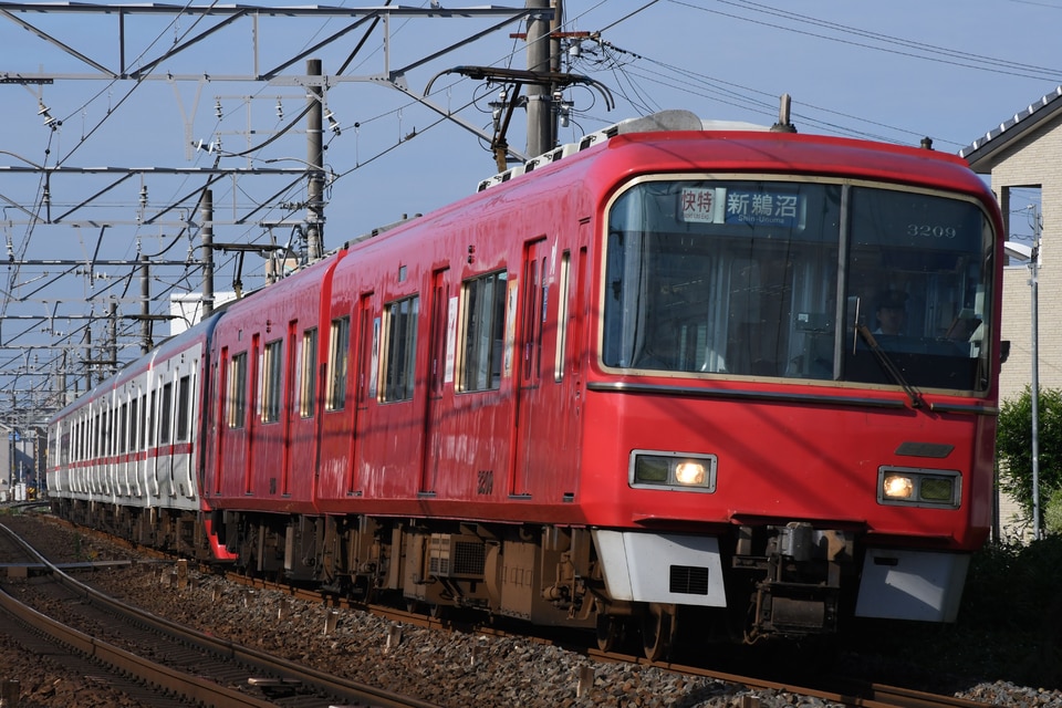 名鉄3100系3109F<br class="br-sp" />(3109編成)の写真
