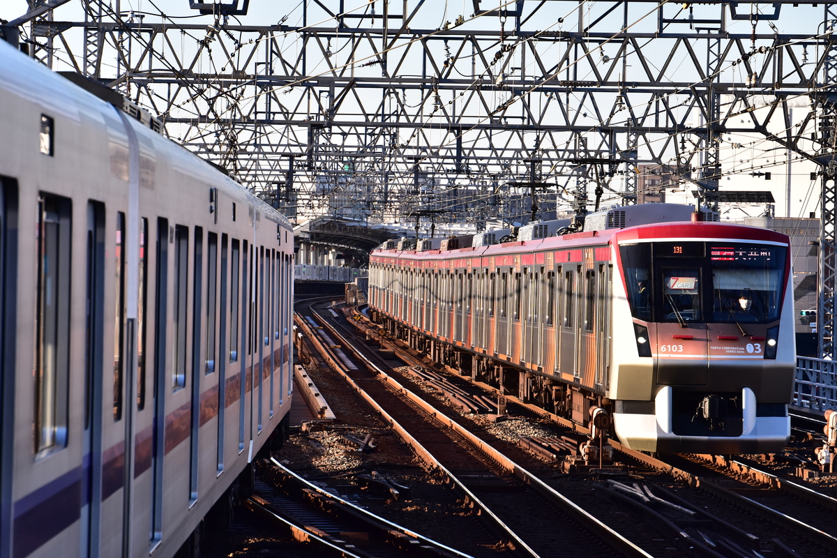 東急電鉄 長津田検車区 6000系 6103F