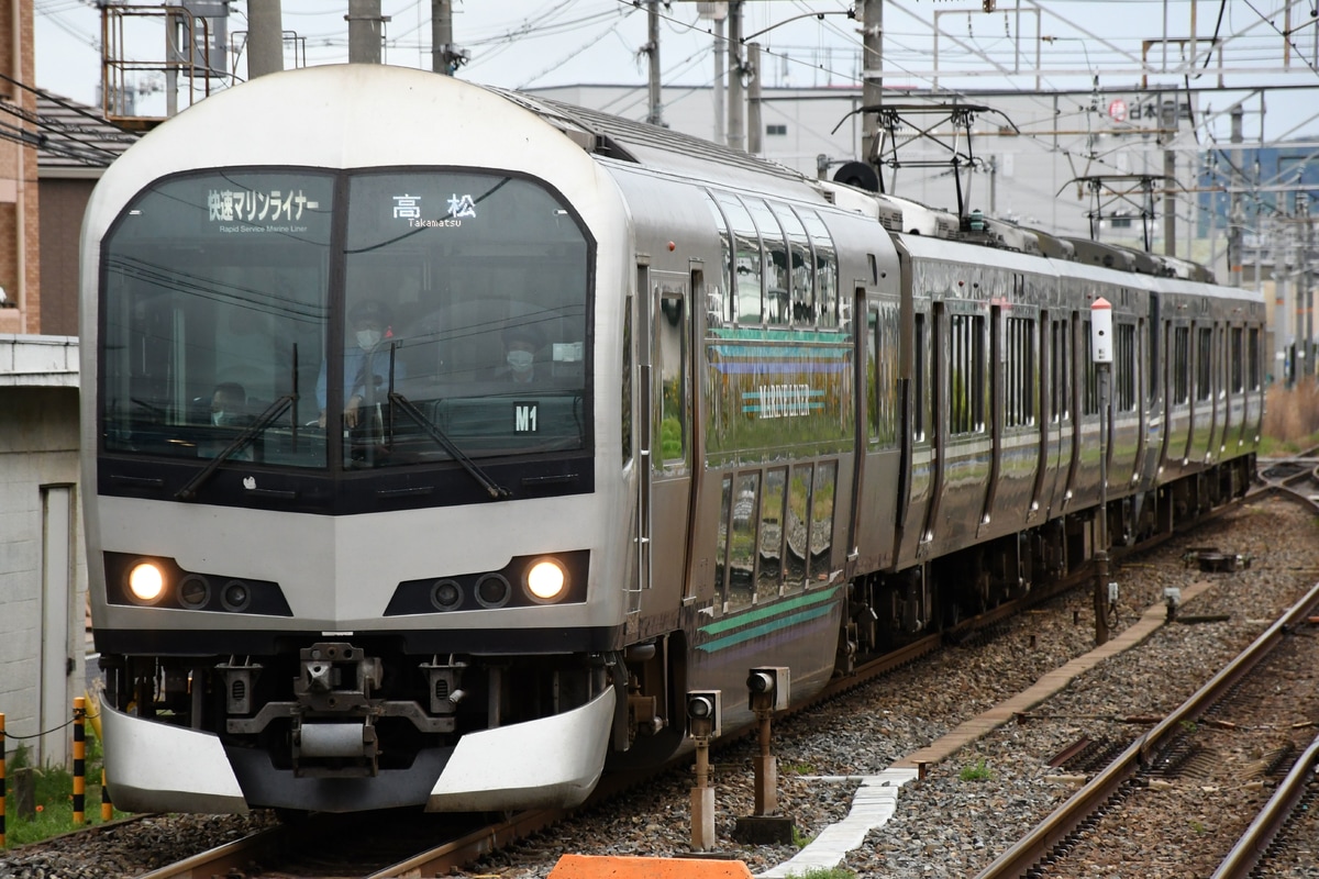 JR四国 高松運転所 5000系 M1編成