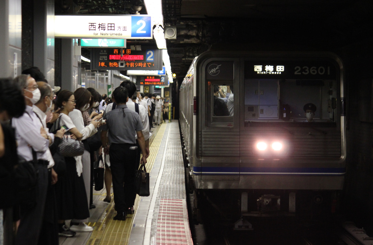 大阪市高速電気軌道 緑木検車場 23系 23601F