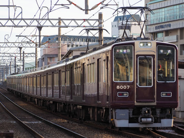 阪急電鉄 平井車庫 8000系 8007f