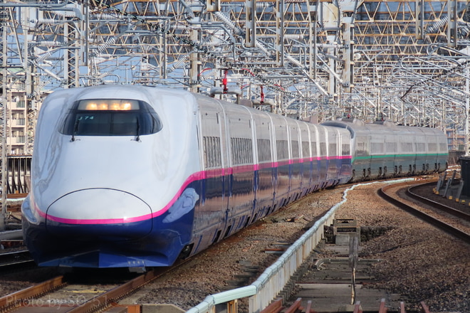 新幹線総合車両センターE2系J74編成を大宮駅で撮影した写真