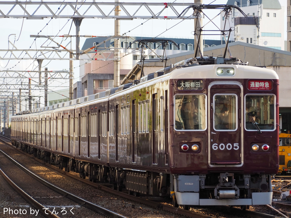 阪急電鉄 平井車庫 6000系 6005f
