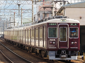 阪急電鉄 平井車庫 7000系 7015f