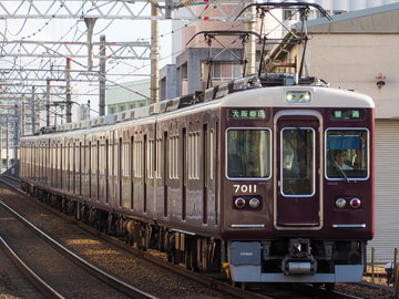 阪急電鉄 平井車庫 7000系 7011f