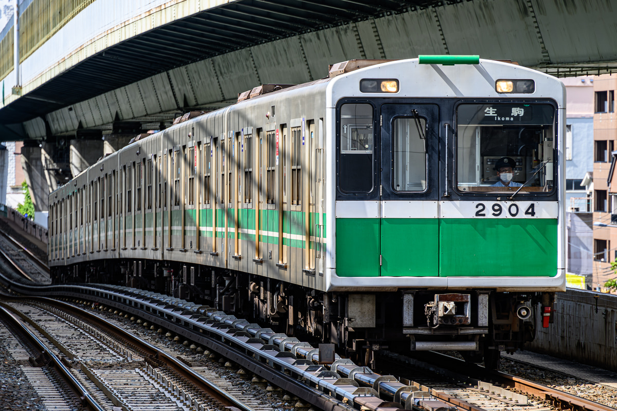 大阪市高速電気軌道 森之宮検車場 20系 2604F