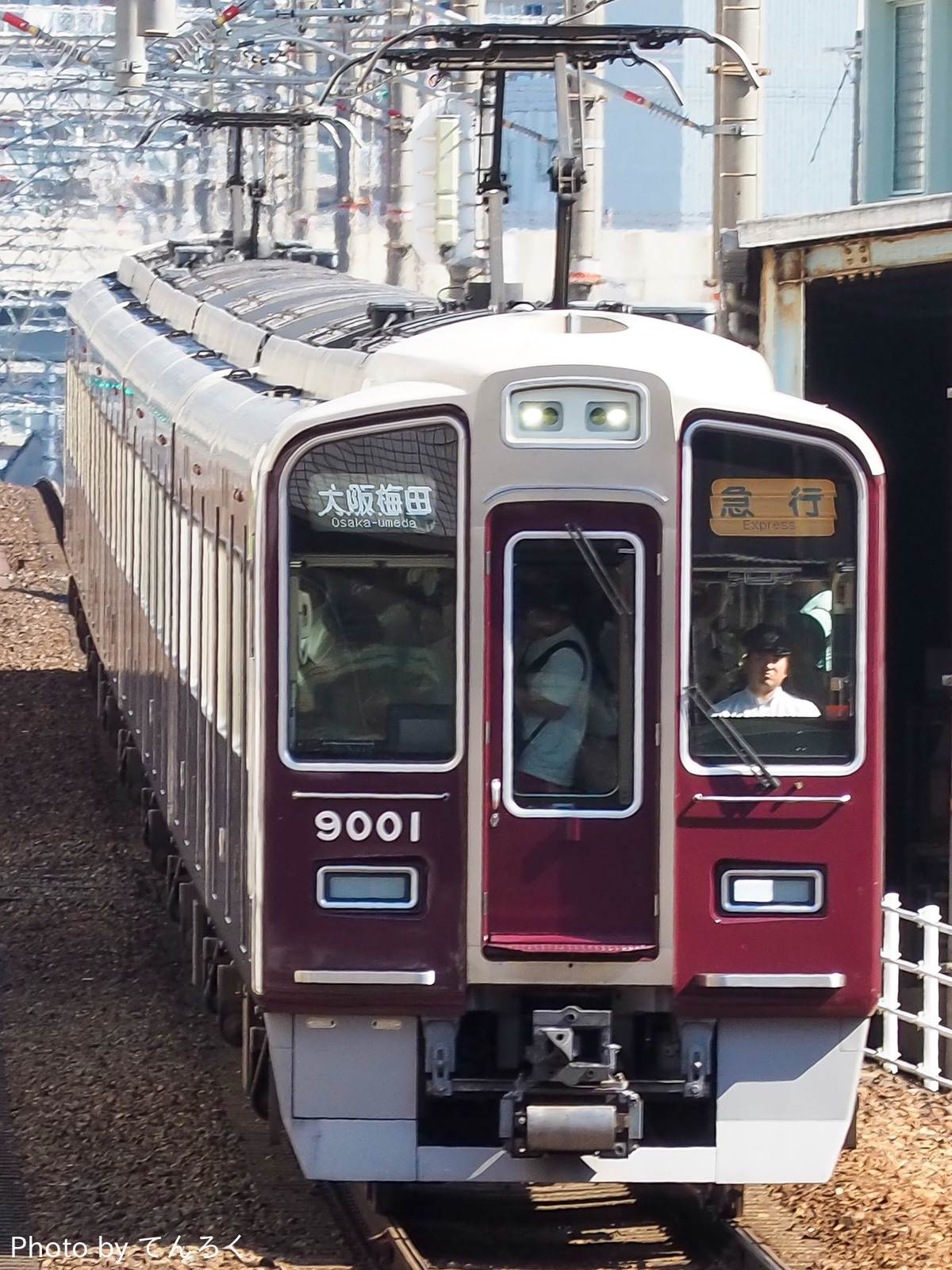 阪急電鉄 平井車庫 9000系 9001f