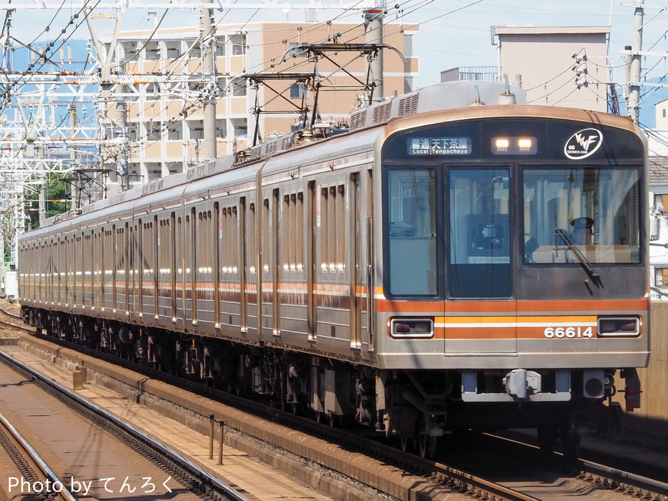 大阪メトロ66系66614F(66614編成)（東吹田検車場）の編成データ、編成