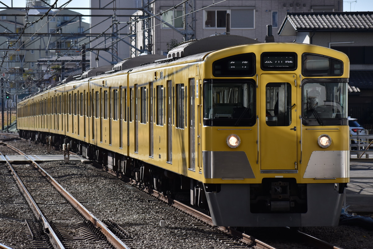 西武鉄道 南入曽車両基地 2000系 2067F
