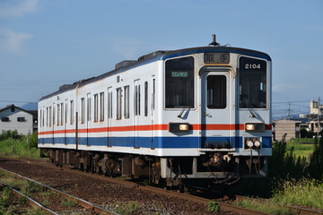 関東鉄道 水海道車両基地 キハ2100形 キハ2103+キハ2104