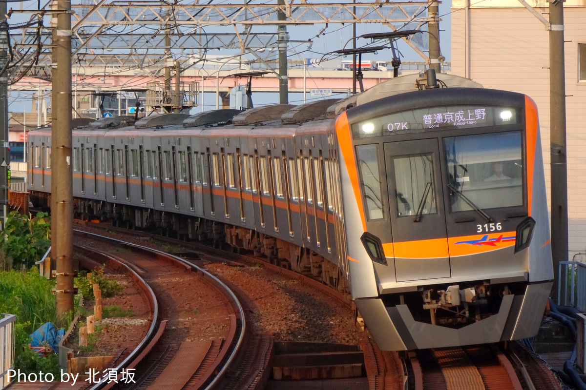 京成電鉄 宗吾車両基地 3100形 3154F