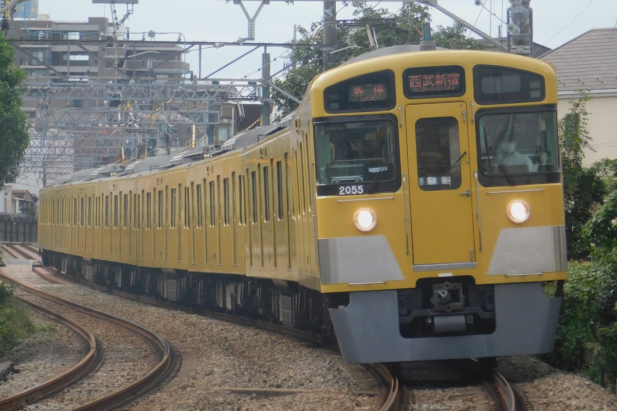 西武鉄道 南入曽車両基地 2000系 2055F