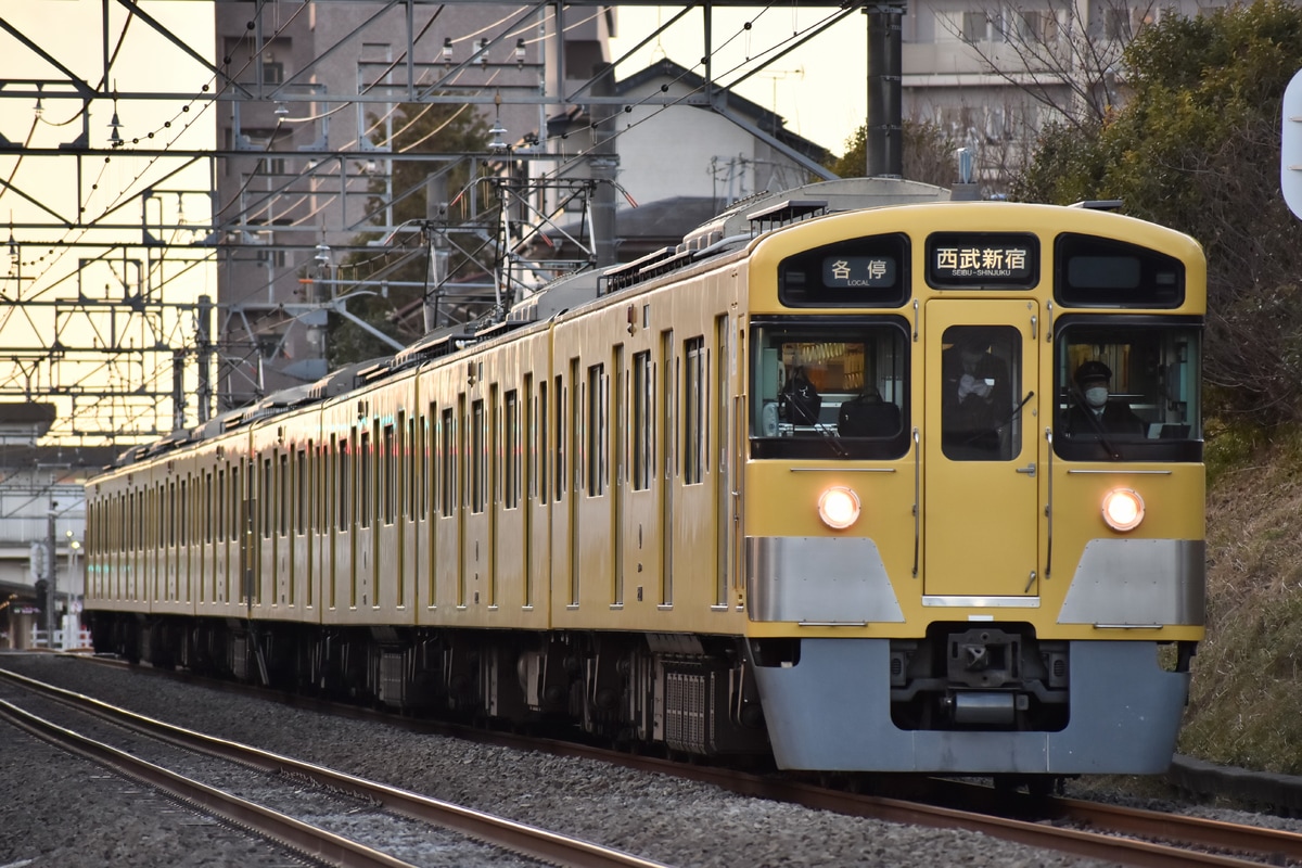 西武鉄道 玉川上水車両基地 2000系 2521F