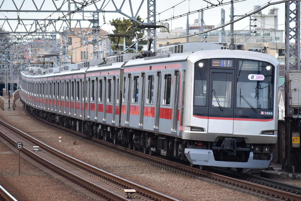 東急電鉄 元住吉検車区 5050系 5166F