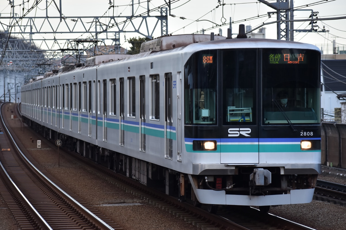 埼玉高速鉄道 浦和美園車両基地 2000系 2108F