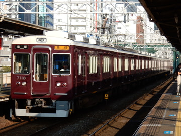 阪急電鉄 平井車庫 7000系 7018F