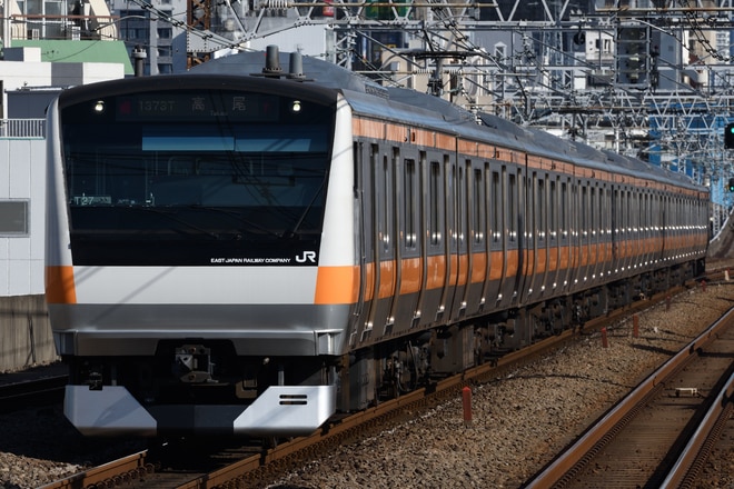 豊田車両センターE233系トタT27編成を阿佐ケ谷駅で撮影した写真