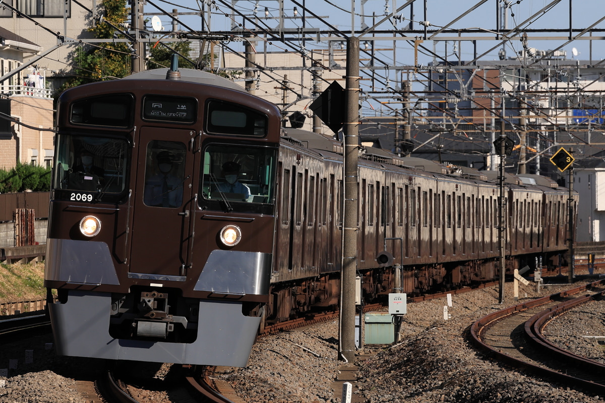 西武鉄道 武蔵丘車両管理所 2000系 2069F