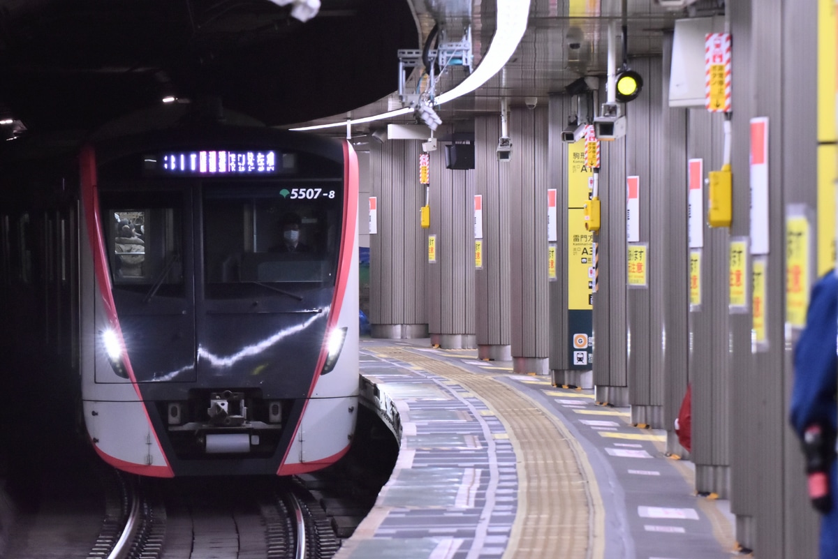 東京都交通局 馬込車両検修場 5500形 5507F