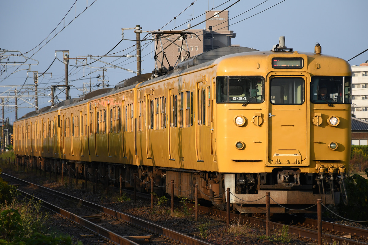 JR西日本 下関総合車両所岡山電車支所 115系 D-24編成