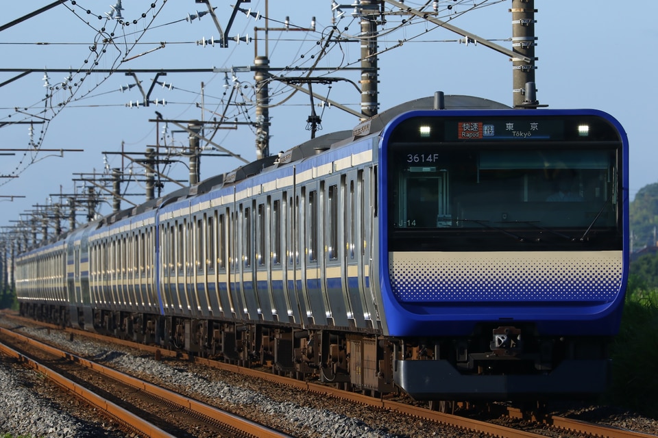 JR東E235系クラJ-14編成<br class="br-sp" />(J-14編成)(クラJ-14)の写真