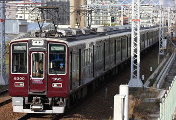 阪急電鉄 正雀車庫 8300系 8300F