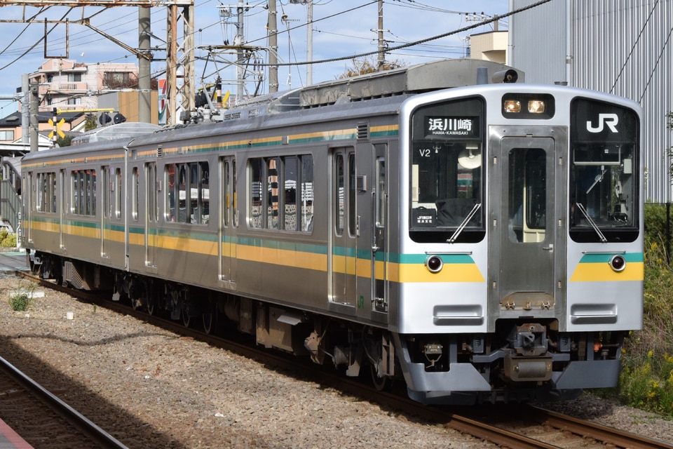 JR東E127系ニイV2編成<br class="br-sp" />(ニイV2)(V2)の写真