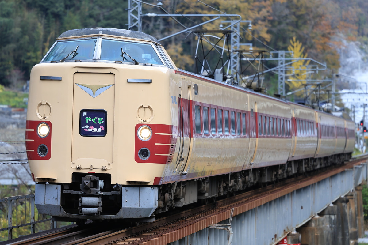 JR西日本 後藤総合車両所出雲支所 381系 