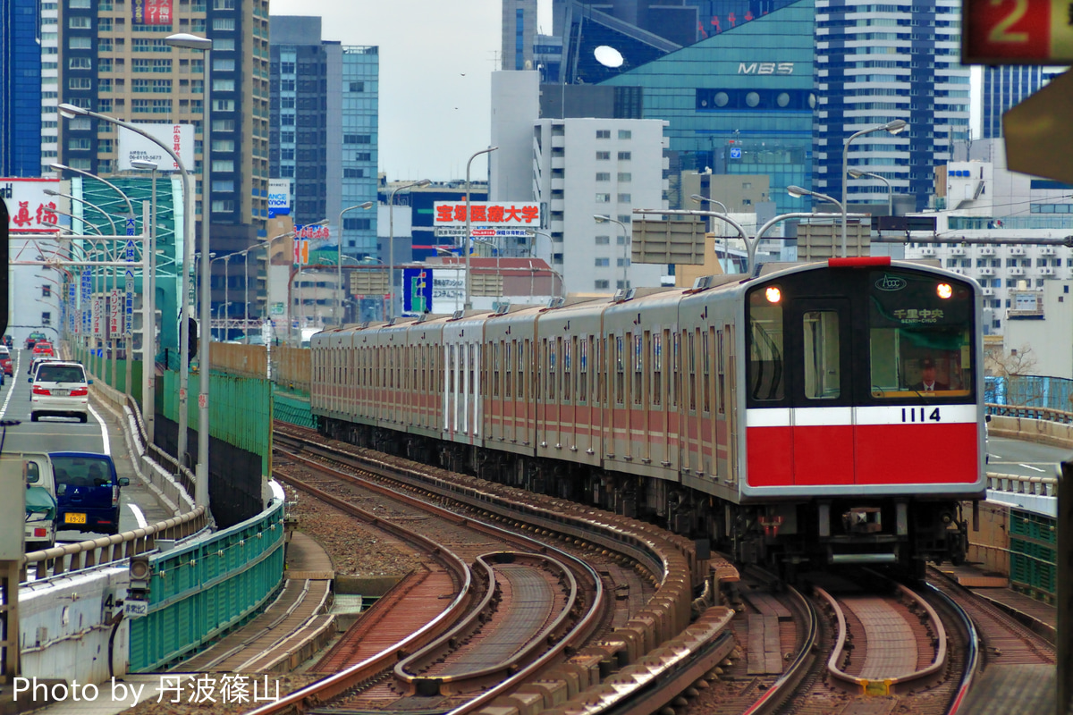 大阪市交通局 中百舌鳥検車場 10系 1114F