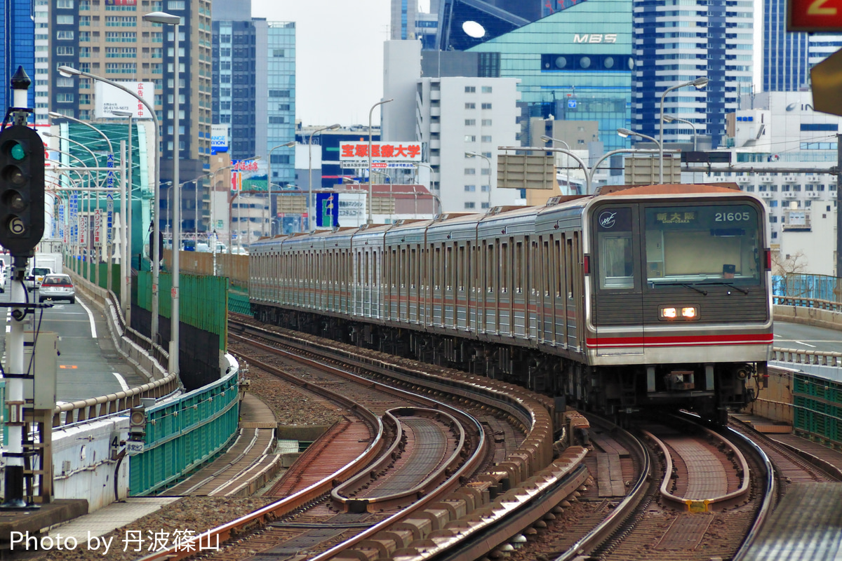 大阪市交通局 中百舌鳥検車場 21系 21605F