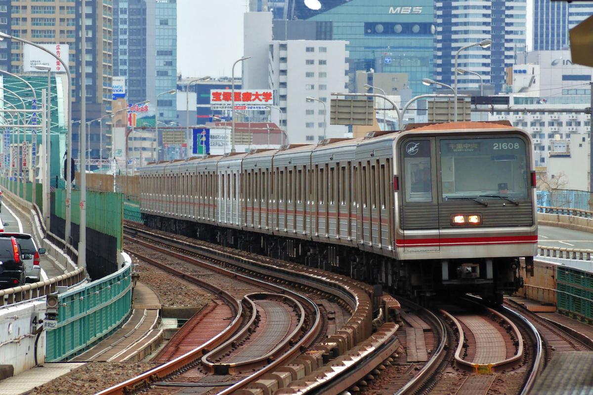 大阪市交通局 中百舌鳥検車場 21系 21608F