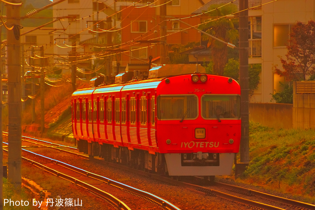 伊予鉄道 古町車両工場 3000形 3504F