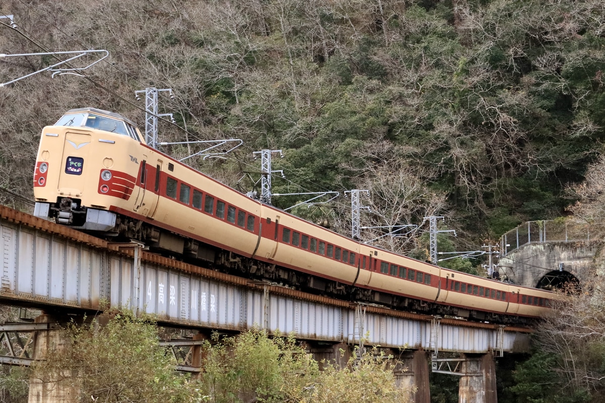JR西日本 後藤総合車両所出雲支所 381系 