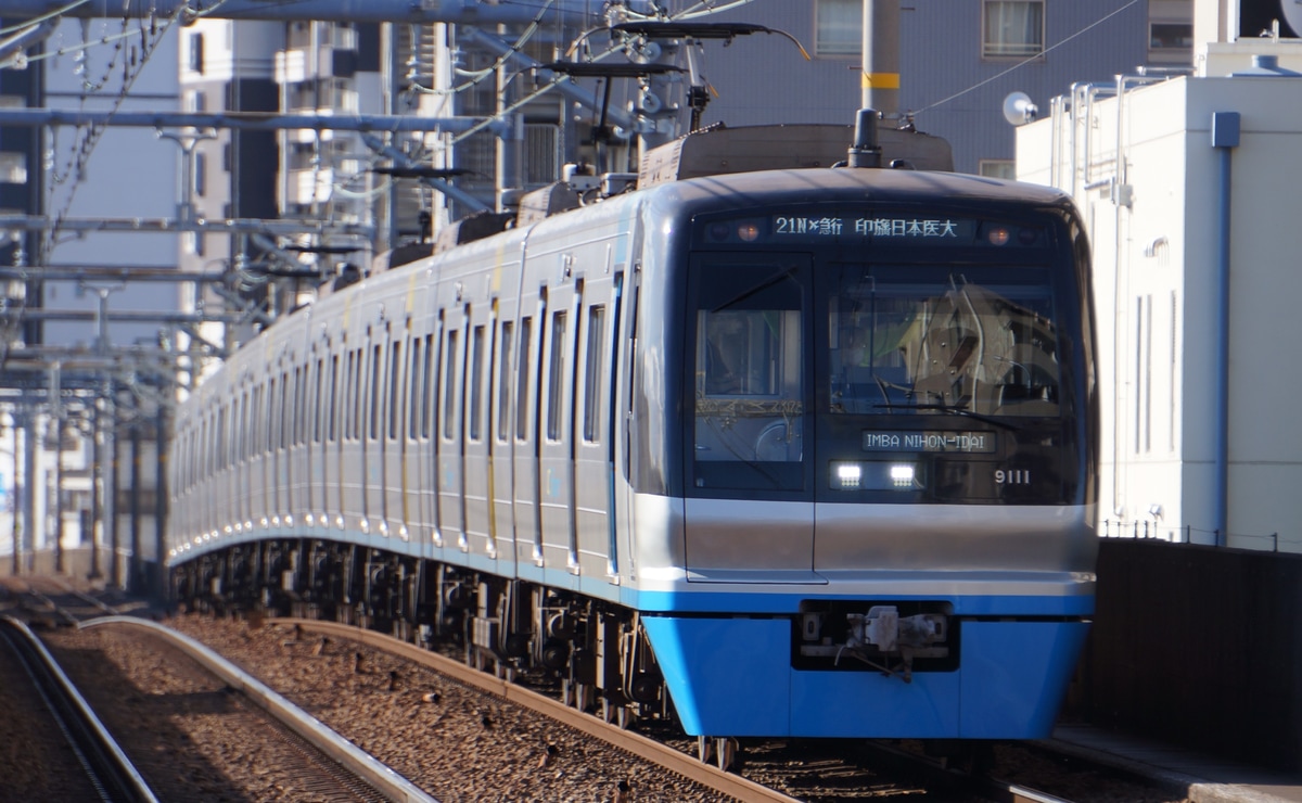 千葉ニュータウン鉄道 印旛車両基地 9100形 