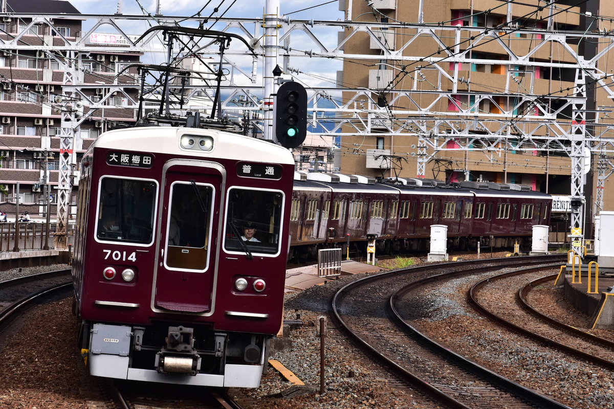 阪急電鉄 西宮車庫 7000系 7014F