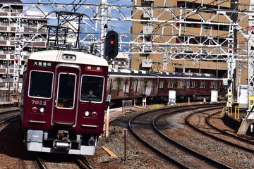 阪急電鉄 西宮車庫 7000系 7022F