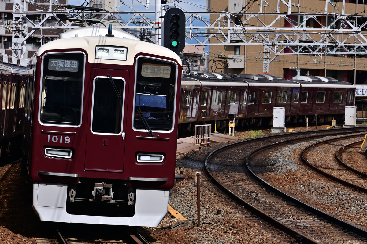 阪急電鉄 西宮車庫 1000系 1019F