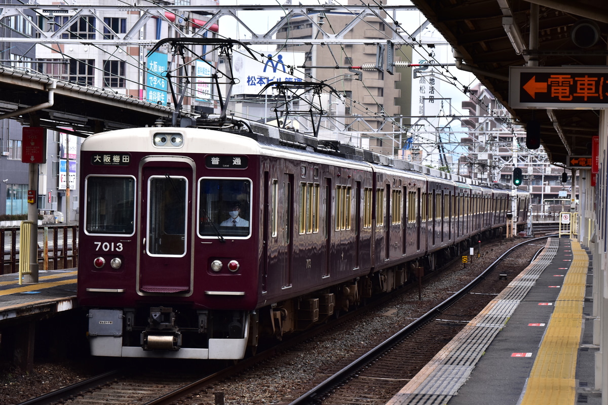 阪急電鉄 西宮車庫 7000系 7013F