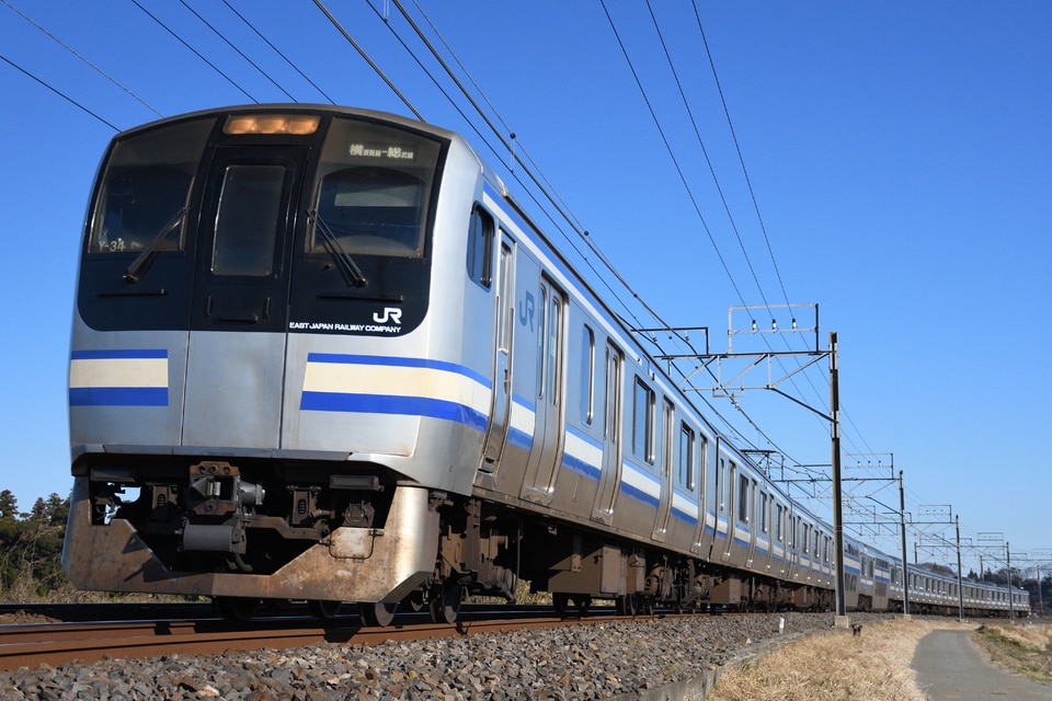 JR東E217系クラY-34編成<br class="br-sp" />(Y-34編成)(Y34編成)の写真