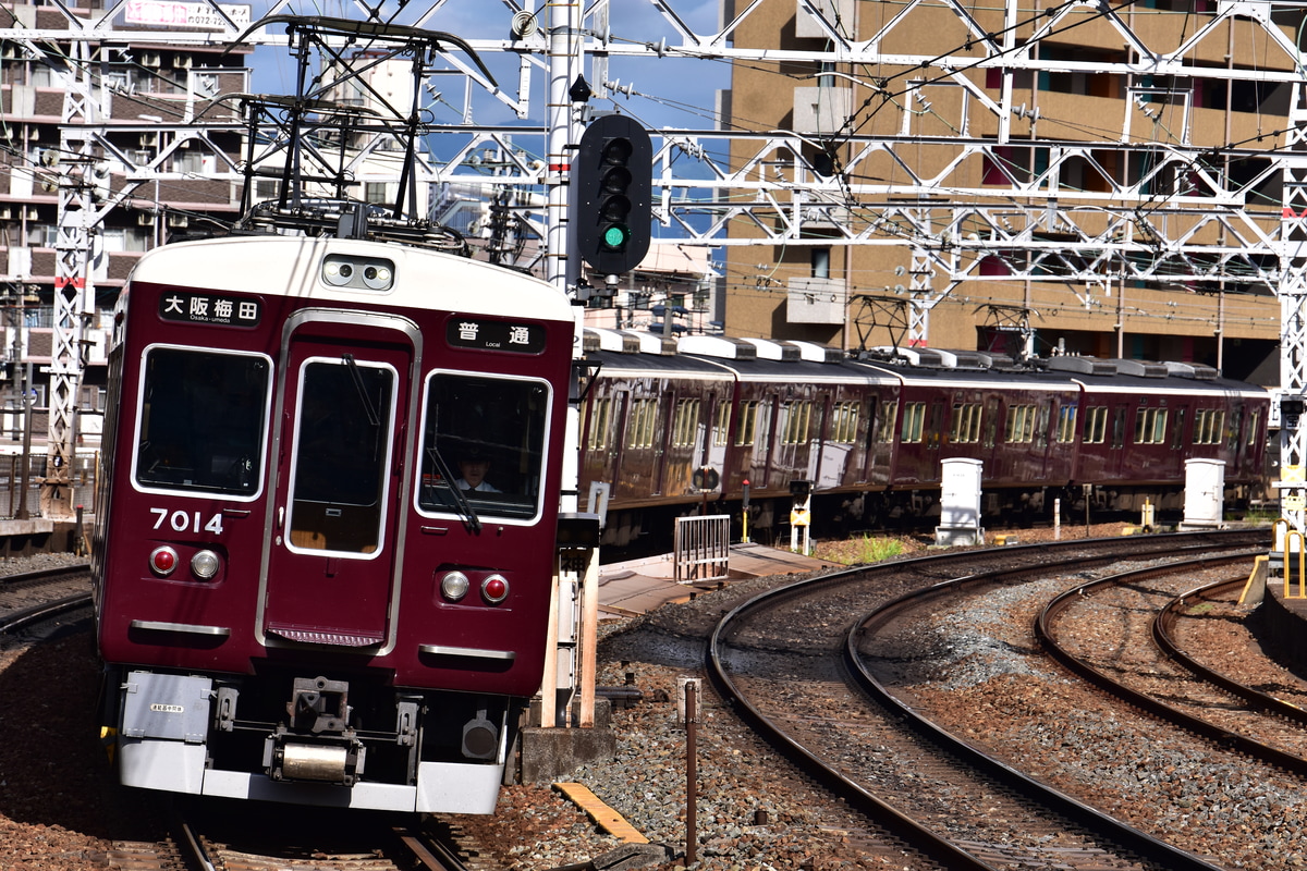 阪急電鉄 西宮車庫 7000系 7014F