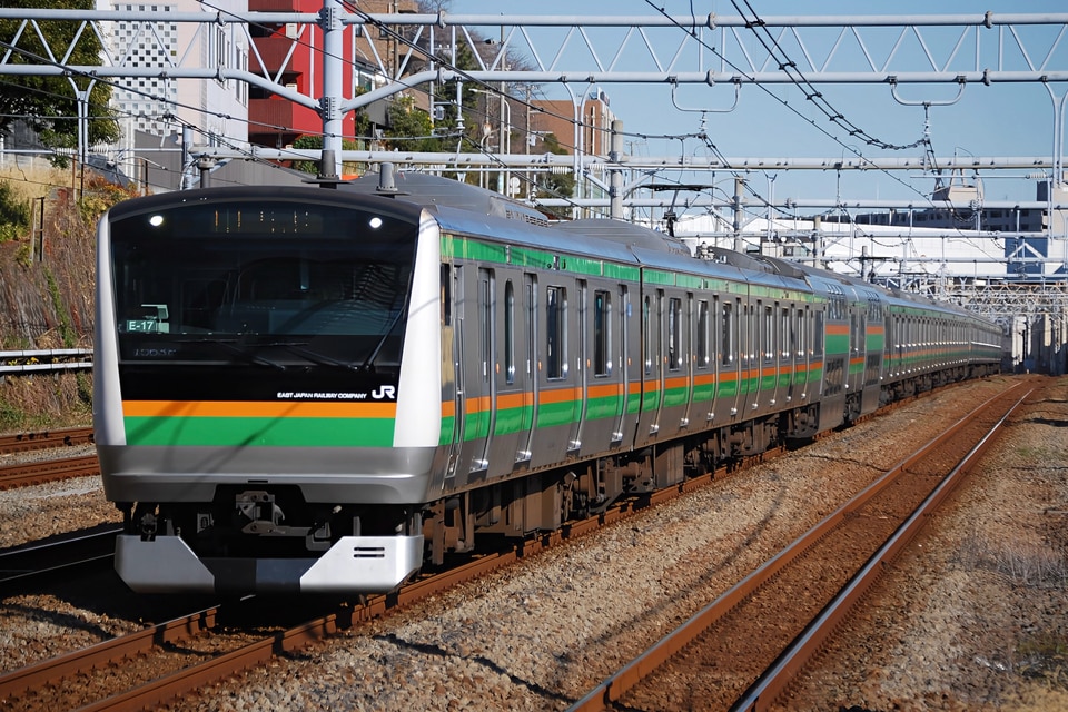 JR東E233系コツE-17編成<br class="br-sp" />(コツE17編成)(コツE-17)(コツE17)の写真