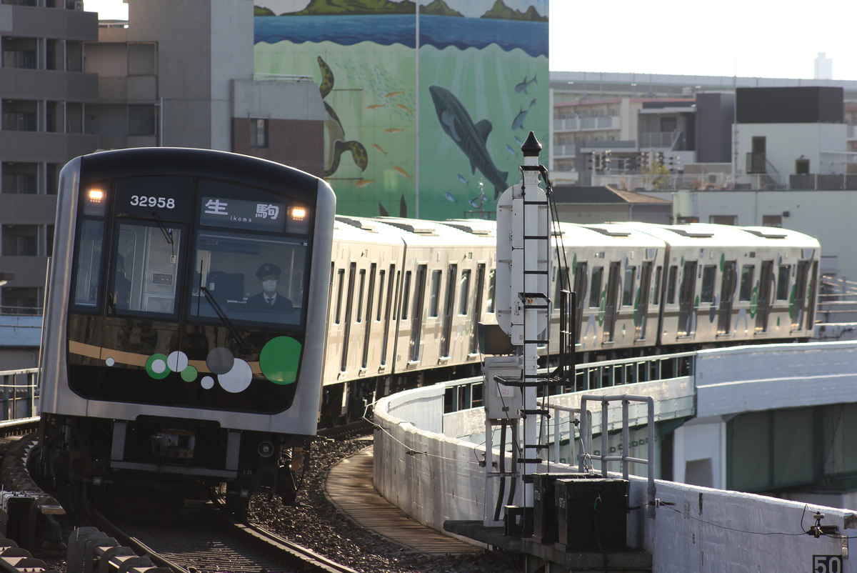 大阪市高速電気軌道 森之宮検車場 32A系 32658F